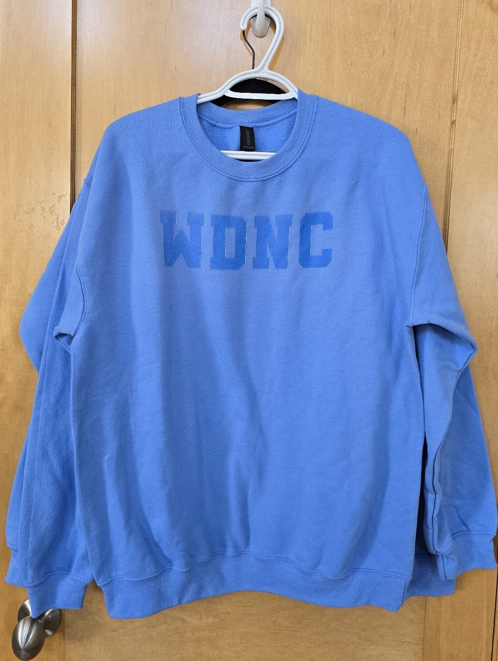 WDNC Carolina Blue Women's Crewneck Sweatshirt